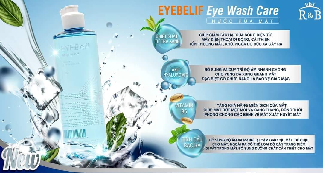 Tác dụng của nước rửa mắt Eyebelif
